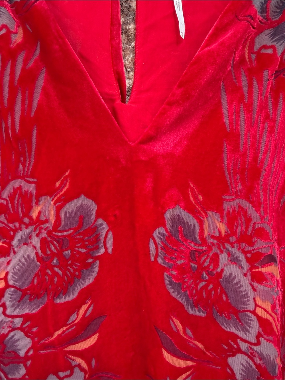 *read/flaw* Free People Acting Single Velvet minidress - Picture 5 of 6